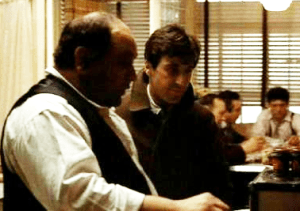 CLEMENZA (Richard Castellano) TEACHES MICHAEL (AL PACINO) How to Make SUNDAY SAUCE alla CLEMENZA 
